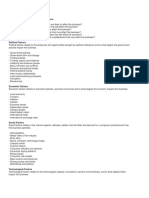 PESTLE Analysis Answers 6 Key Questions