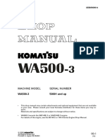 09 WA500-3 Shop Manual