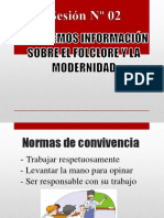 Recogemos Información Sobre El Folclore y La Modernidad