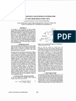 An Area-Efficient Low-Power SC Integrator For Very High Resolution Adcs