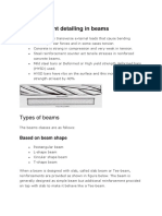 Reinforcement Detailing in Beams