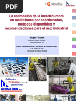 Estimación de La Incertidumbre en Mediciones Por Coordenadas