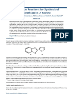 Cyclization Reactions For Synthesis of Benzthiazole - A Review