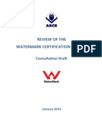 Review of The WaterMark Certification Scheme