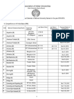 Sports Calendar 2018-19 PDF