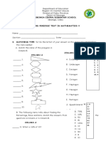 3rd Periodic Test in Math 5