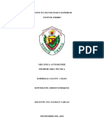 Informe Gira Técnica