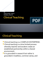 Clinical Teaching