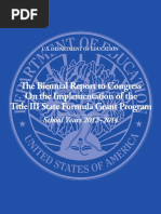 Biennial Report To Congress On The Implementation of The Title III State Formula Grant Program 2012-14