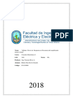 Laboratorio 02 Respuesta en Frecuencia Del Amplificador en Emisor Común PDF