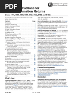 General Instructions For Certain Information Returns: (Forms 1096, 1097, 1098, 1099, 3921, 3922, 5498, and W-2G)