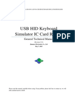 JINMUYU USB HID Keyboard Simulator IC Card Reader General Technical Manual