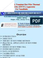 Computerized, Transient Hot-Wire Thermal Conductivity (HWTC) Apparatus For Nanofluids