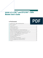 Cable Modem 2100 Instructions - Scientific Atlanta