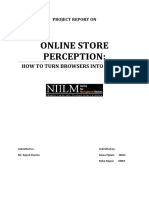 Online Store Perception:: How To Turn Browsers Into Buyers?