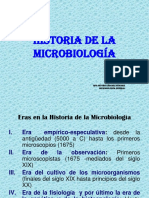 Historia de La Microbiología