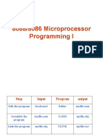 Microprocessor Programming I