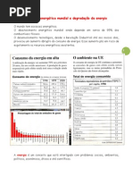 1situação Energética Mundial e Degradação Da Energia