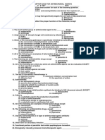 Chapter Quiz For Antimicrobial Agents