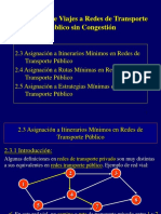 Modelos de Asignacion de Viajes A Redes de Transporte Publico