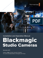 Blackmagic Studio Camera Manual