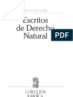 HERVADA - Escritos de Derecho Natural