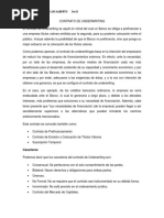 Contrato de Underwriting