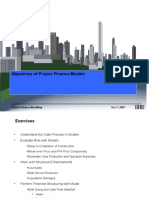 Objectives of Project Finance Models