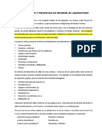 Guia para Presentacion de Informe de Laboratorio