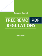 Tree Removal Prospect Council Regulations - Summary PDF