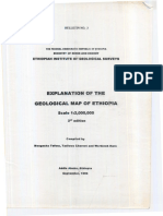 821-051-73 Explanatory Note of Geological Map Ethiopia