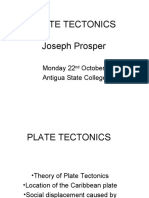 Caribbean Studies - Plate Tectonics