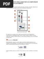 Procedimiento para Conectar Un Computador e Imprimir Un Documento