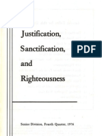 Justification, Sanctification, and Righteousness: Senior Division, Fourth Quarter, 1976