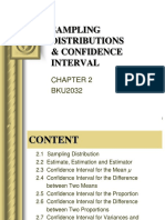 Sampling Distributions & Confidence Interval