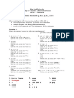 Conditional Statement: If-Then, If-Else, Switch