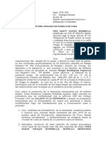 Apersonamiento Al Proceso y Allanamiento A La Demanda