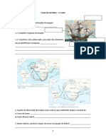 FICHA DE HISTÓRIA - 5.º Ano - o Império Português No Séc. XVI