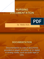 Nursing Documentation: by Abdul Azis