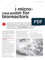 Sterile Micro-Filtration For Bioreactors