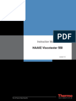 Instruction Manual HAAKE Viscotester 550