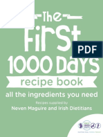 First 1000 Days Recipe Book