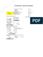 Calculo Estructural Barraje Sin Canal