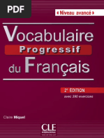 Extrait Vocabulaire Progressif Du Français 2e Édition - Niveau Avancé