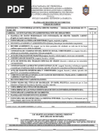 Planilla de Registro de Documentos