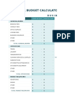 IC First Year Budget Template 8821 Updated