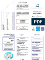 Tríptico Capacitación - Proyecto Angel