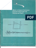 Design of Liquid Cont A Inning Concrete Structures For Earthquake