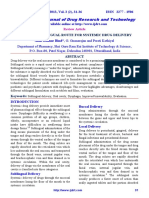 A Review Sublingual Route For Systemic Drug Delivery