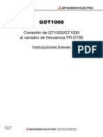 GOT1000-Instrucciones Breves GT1020 - GT1030 Al FR-D700